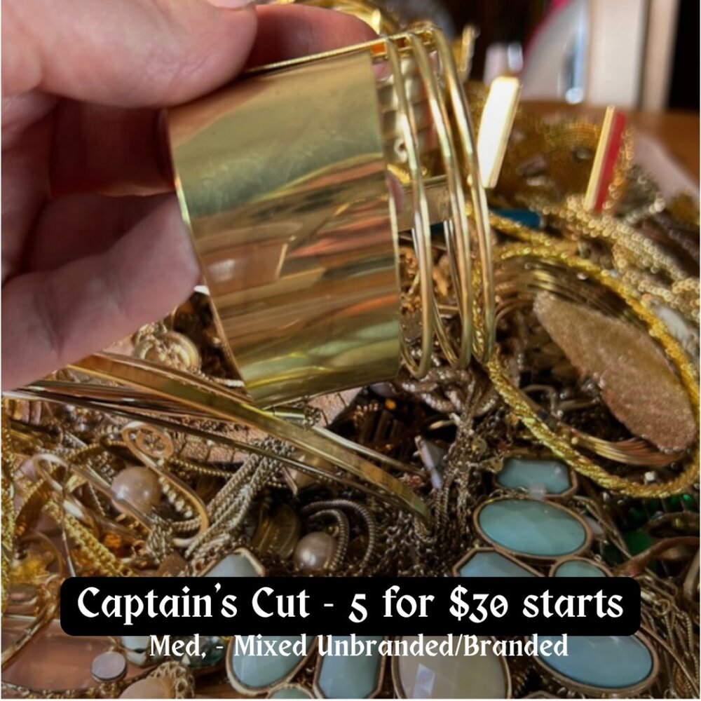Captain's Cut - 5 for $30 starts. Jewelry Lot.